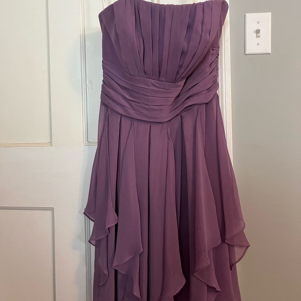 David’s bridal bridesmaid dress.